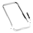 Puzdro LUPHIE pre Nothing Phone 2a / 2a Plus, Armor Bumper, strieborné