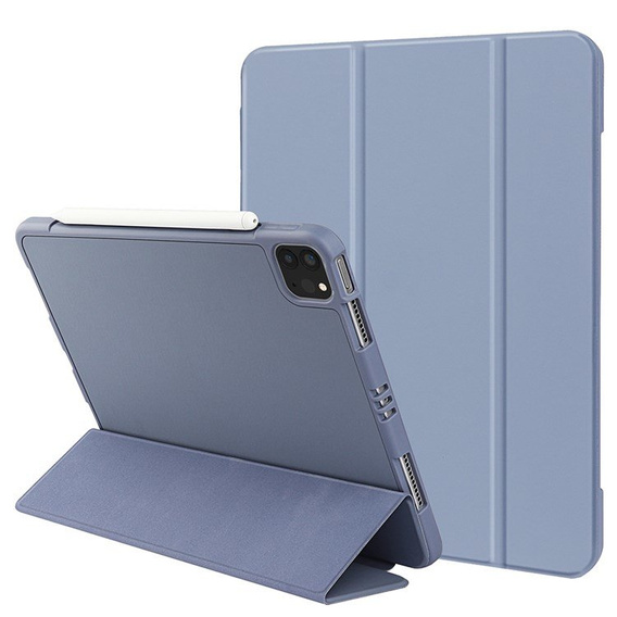 Puzdro pre iPad Pro 11 2021/2022, Smartcase s priestorom pre stylus, fialové