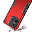 Obrnené puzdro pre Xiaomi Redmi 12C, Dual-Layer, červené