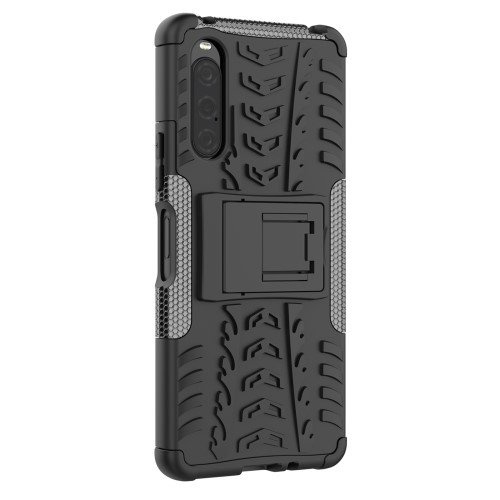 Obal na mobil pre Sony Xperia 10 V, Tire Armor, čierne