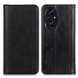 Flipové puzdro pre Honor 200 Pro 5G, Split Leather, čierne