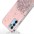 Obal na mobil pre OPPO Reno6 5G, Glittery, ružové
