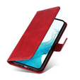 Klapkové puzdro pre Samsung Galaxy A34 5G, Leather Wallet, červené