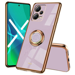 Obal na mobil pre POCO X5 Pro 5G, Electro Ring, fialové