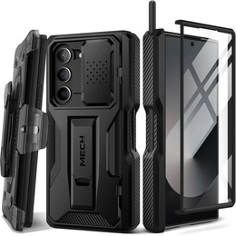 Puzdro pre Samsung Galaxy Z Fold6 5G, séria Tongate MECH so stojanom, čierne