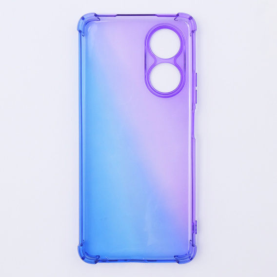 Puzdro pre Oppo A58 4G, Gradient Dropproof, Fialová / modrá