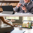 Puzdro pre Samsung Galaxy Tab S9, Smartcase s priestorom pre stylus, čierne