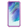 Obrnené puzdro pre Samsung Galaxy S21 FE, Dexnor Full Body, fialové