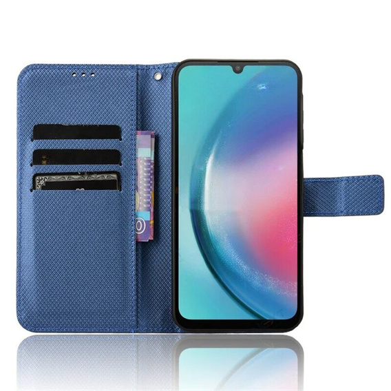 Klapkové puzdro pre Samsung Galaxy M55 5G, Wallet Smart Magnet, modré