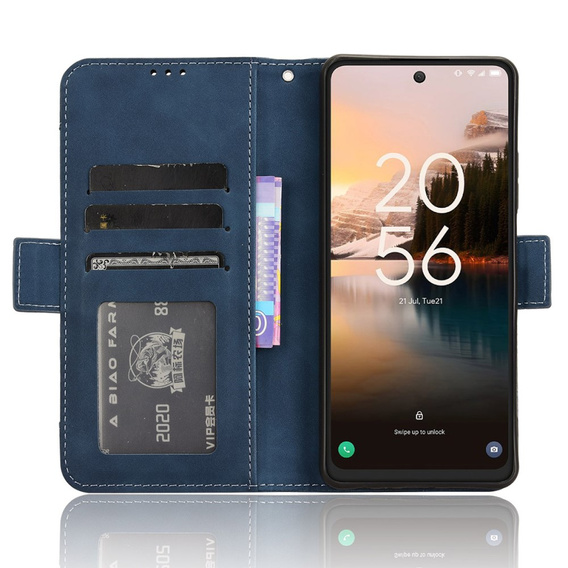 Klapkové puzdro pre TCL 40 NxtPaper, Card Slot, modré