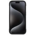 Puzdro pre iPhone 15 Pro, ERBORD Armor Mag, čierne