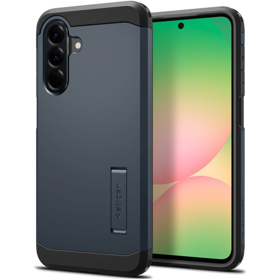 Puzdro Spigen pre Samsung Galaxy A56 5G, Tough Armor Mag MagSafe, tmavomodré + tvrdené sklo 9H