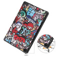 Puzdro pre Lenovo Tab M10 10.1 Gen 3 TB-328FU/TB-328XU, Smartcase, graffiti