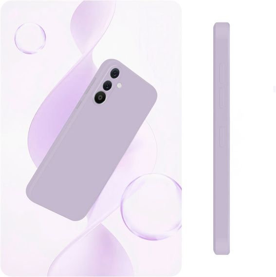 Obal na mobil pre Samsung Galaxy A36 5G, Silicone Lite, fialové