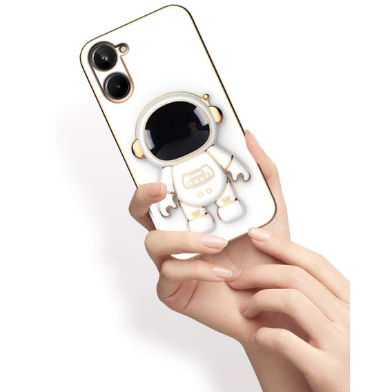 Obal na mobil pre Realme 10 4G, Astronaut, biele