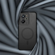 Puzdro pre Realme 14 5G / Realme 14T 5G, pre MagSafe, ERBORD Matt Case, čierny + sklo na displej