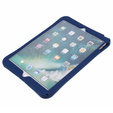 Detské silikónové puzdro pre iPad 10.2 2021 / 2020 / 2019, pancierované s popruhom, Astronaut, tmavomodré