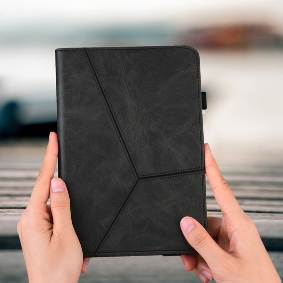 Puzdro pre Samsung Galaxy Tab S10 Lite / S10 FE / S9 FE / S9, Classic, s priestorom pre stylus, čierne