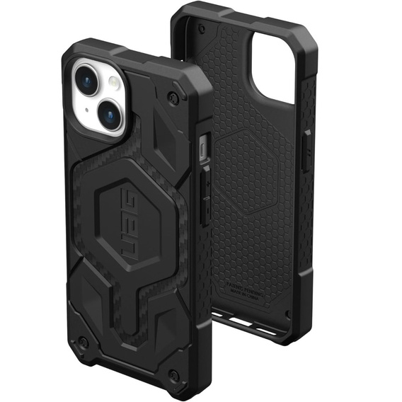 Urban Armor Gear Obal na mobil pre iPhone 15 Plus, Monarch Pro Carbon MagSafe, čierne