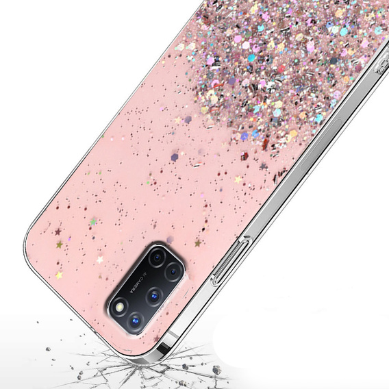 Obal na mobil pre Oppo A52 / A92 / A72, Glittery, ružové