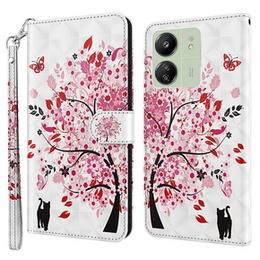 Klapkové puzdro pre Xiaomi Redmi 13C / Poco C65, Wallet, Cat & Tree