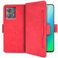 Klapkové puzdro pre Motorola Edge 40 Neo, Card Slot, červené