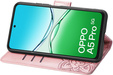 Klapkové puzdro pre Oppo A5 Pro 5G, Butterfly, ružové rose gold
