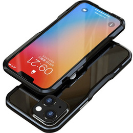Puzdro LUPHIE pre iPhone 13, Armor Bumper, čierne