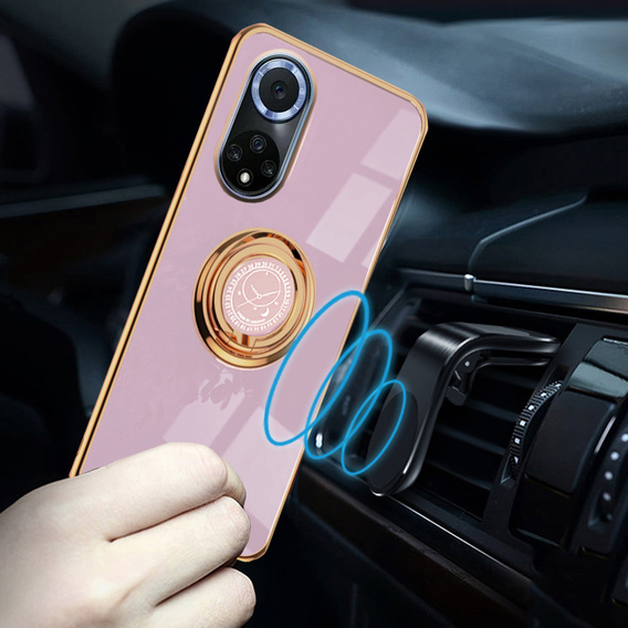 Obal na mobil pre Huawei Nova 9, Electro Ring, fialové
