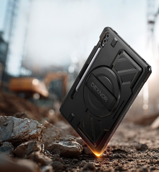 360° puzdro Dexnor s popruhom a držiakom na stylus pre Samsung Galaxy Tab S9+ / S10+