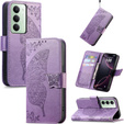 Klapkové puzdro pre Xiaomi Redmi 15 5G / 4G, Butterfly, fialové
