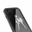 Puzdro pre iPhone X/XS, Shockproof, s fóliou, čierne