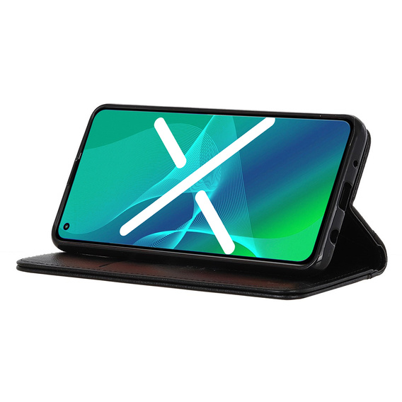 Obal na mobil pre Xiaomi 12T / 12T Pro, Wallet Litchi Leather, čierne