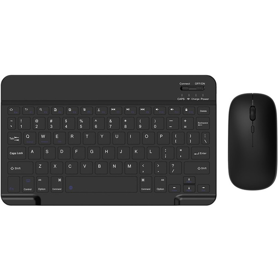 Puzdro + klávesnica Apple iPad Pro 11" 5 gen. 2024, Leather Pen Slot TouchPad, čierne