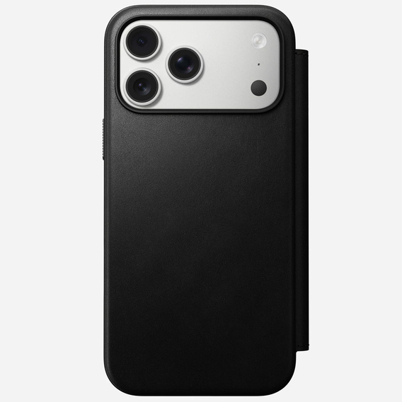 Puzdro Nomad pre iPhone 17 Pro Max, Modern Leather Folio, čierne