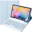 Puzdro + klávesnica Samsung Galaxy Tab S6 Lite P610/P615 / S6 Lite 2022 10.4, Pen Slot, modré
