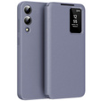 Flipové puzdro pre Samsung Galaxy S25 Edge, Smart View Wallet, fialové