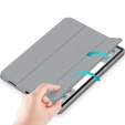 Puzdro pre Lenovo Tab P12, Smartcase s priestorom pre stylus, sivé
