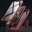 Obrnené puzdro pre iPhone XS Max, Dexnor Full Body, červené