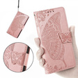 Klapkové puzdro pre Realme 14 5G / Realme 14T 5G, Butterfly, ružové rose gold