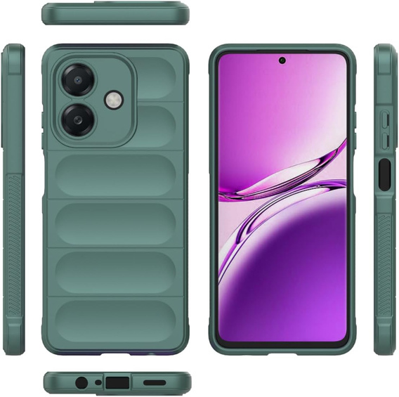 Obal na mobil pre Oppo A40 / Oppo A40m, Gaming Shockproof, zelený