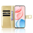 Klapkové puzdro pre Honor 400 5G, Crazy Horse Wallet, zlaté