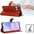 Klapkové puzdro pre Motorola Moto G85, Crazy Horse Wallet, hnedé