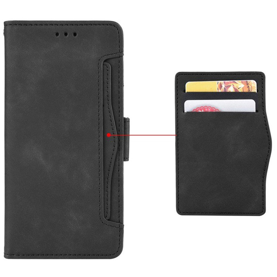 Klapkové puzdro pre Huawei Nova Y70 4G, Card Slot, čierne