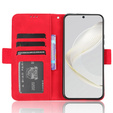 Klapkové puzdro pre Huawei Nova 11 Pro, Card Slot, červené