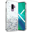 Obal na mobil pre Samsung Galaxy S9+ Plus, Glittery, priehľadné