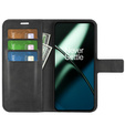 Klapkové puzdro pre OnePlus 11 5G, Wallet Case, čierne