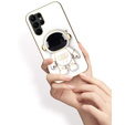 Obal na mobil pre Samsung Galaxy S22 Ultra, Astronaut, biele