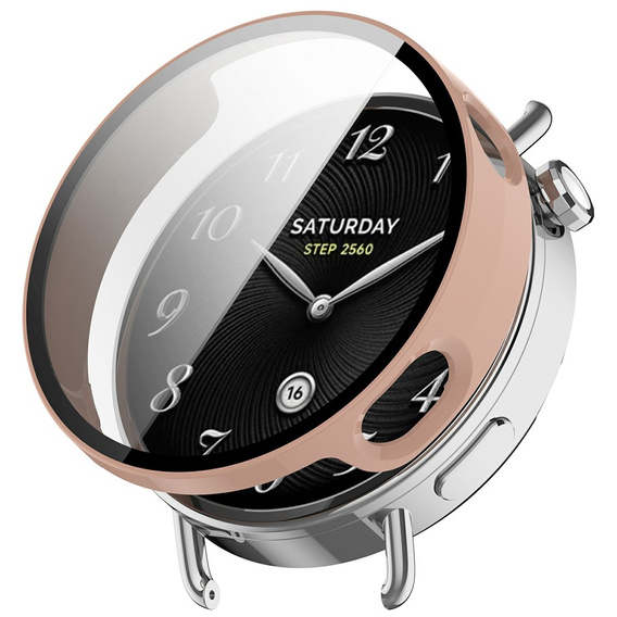 Puzdro 2 v 1 + tvrdené sklo pre hodinky Xiaomi Watch S4 41 mm