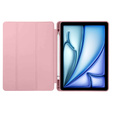 Puzdro pre iPad Air 13" 2025/2024 (7/6 gen.), Smartcase s priestorom pre stylus, ružové